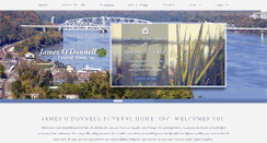 Desktop Screenshot of jamesodonnellfuneralhome.com